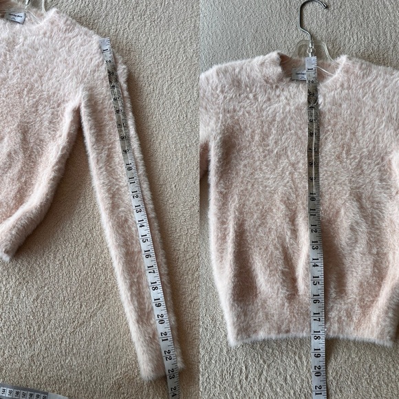 Sunday Best Fuzzy Kitten Sweater XXS Blush Pink - Picture 9 of 12